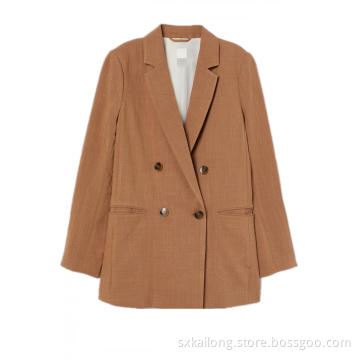 Ladies Suits Brown Blazer